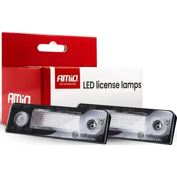 Osvětlení SPZ Amio LED osvětlení SPZ Škoda Octavia II (2008 - 2013) CANBUS, 18 LED |