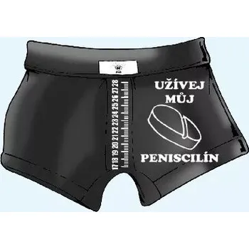 Trenýrky Trenky s metrem-Peniscilín - XL oranž
