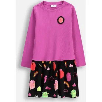 Dívčí oblečení Šaty Coccodrillo WC5129103RGK fialová 48X, vel. 104