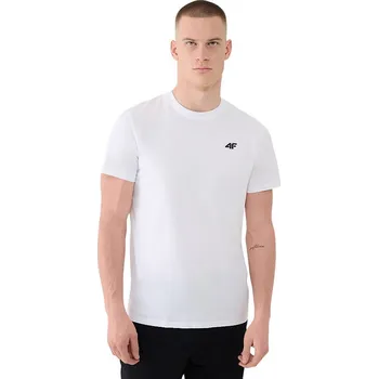 Pánské tričko tričko 4F 4FWMM00TTSHM2256 - 10S/White XXXL