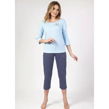 Dámské pyžamo Dámské pyžamo Regina 683 3/4 2XL-3XL Z25 žlutá XXL