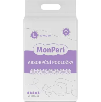 Inkontinenční podložka MonPeri EKO Jednorázové absorpční podložky 90 × 60 cm