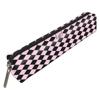 Set školních potřeb Piórnik mini prostokąt Krata Pink, Bee-Bee