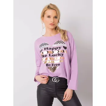 Dámská halenka Halenka DHJ BZ 21103.06P světle fialová jedna velikost