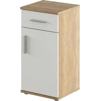 Nábytek Tempo Kondela Leah 03 (dub sonoma + bílá matná)