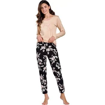 Dámské pyžamo Dámské pyžamo 3234 Katie - TARO béžová L