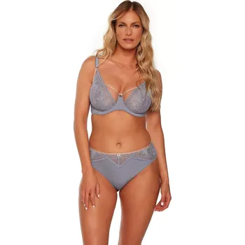 Kalhotky Dámské kalhotky brazilky Gaia GFB 1248 Vanella S-2XL modrá S