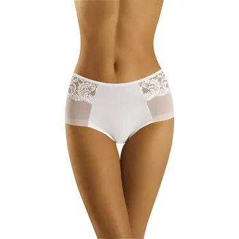 Kalhotky Dámské kalhotky Sava White - Wol-Bar XXL