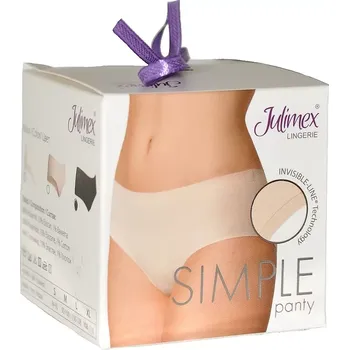Dámské oblečení Dámské kalhotky Julimex Simple Panty Béžová M