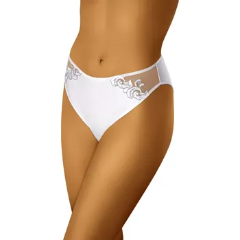 Dámské spodní prádlo Dámské kalhotky Iris White - Wol-Bar M