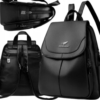 Kabelka Dámský Batoh kabelka kožená taška batůžek eko kůže ELEGANTNÍ městský