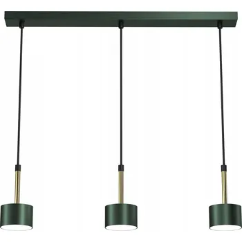 Závěsné svítidlo ARENA ZELENÁ/ZLATÁ 3xGX53