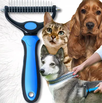 Kartáč pro zvířata ZASTŘIHOVAČ, HŘEBEN A KARTÁČ NA ZPLSTLNATĚLOU SRST PRO PSY A KOČKY - ODSTRAŇUJE ODUMŘELOU SRST
