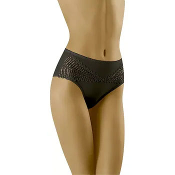 Kalhotky Dámské kalhotky Eco-VA black - WOLBAR černá XL