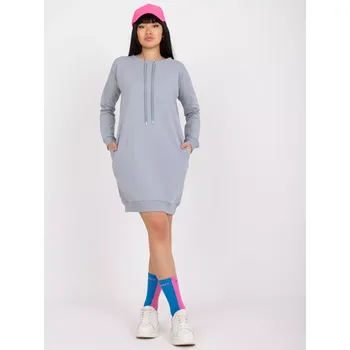 Dámské šaty Šaty AP SK A 006.73 šedá M