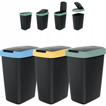 Odpadkový koš 3 Odpadkový koš 12l COMPACTA Sada pro třídění