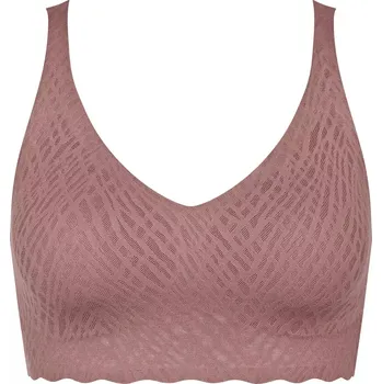 Podprsenka Dámská podprsenka ZERO Feel Bliss Bralette - BROWN - hnědá 1141 - SLOGGI BROWN XS