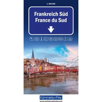 Kümmerly+Frey Strassenkarte Frankreich Süd 1:600.000