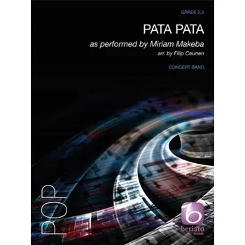 Miriam Makeba: Pata Pata (noty pro koncertní orchestr, party, partitura)