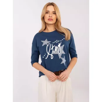 Dámská halenka Halenka CLM BZ 0016.84 tmavě modrá L