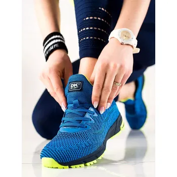 Dámské tenisky Krásné modré tenisky dámské bez podpatku 36