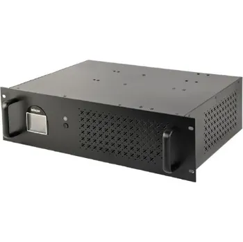 Záložní zdroj GEMBIRD UPS-RACK-1500 UPS Rack 19inch 3.4U 1500VA 4xIEC 230V OUT IEC14 IN RJ11 USB LCD UPS-RACK-1500