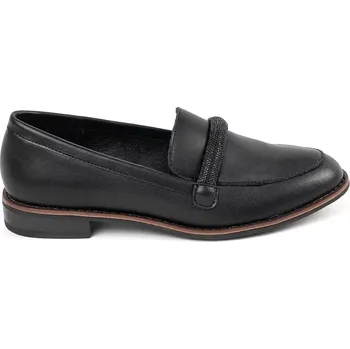 Dámské mokasíny Krásné mokasíny černé dámské bez podpatku 36