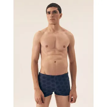 Pánské plavky Henderson 42640 Závodní plavecké boxerky M-4XL námořnictvo 4XL