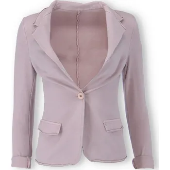 Dámské sako Sako teplákové 2088 Itálie barva: růžová-starorůžová, velikost: M