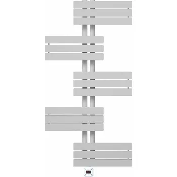 Radiátor ELÍZ EBR 800 AGP-W elektrický koupelnový radiátor, plochý, bílý, IP44, 800 W