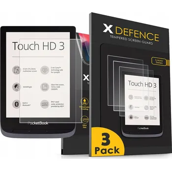 Příslušenství pro čtečku elektronické knihy 3 KUSY HYBRIDNÍHO SKLO PRO POCKETBOOK TOUCH HD 3
