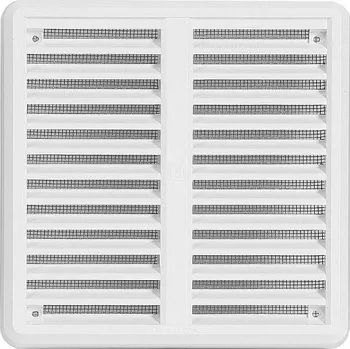 Větrací mřížka Větrací mřížka se síťovinou - krytka 150x150 bílá