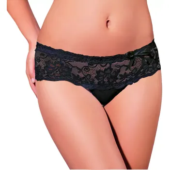 Kalhotky Dámská tanga Viva 037 Black - Ewana XL
