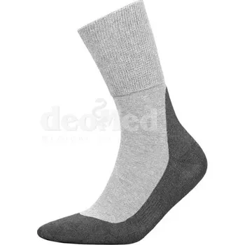 Pánské ponožky Unisex ponožky JJW Medic Deo Frotte Silver bílá 44-46