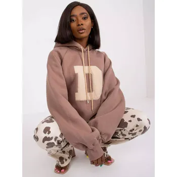 Dámská halenka Mikina EM BL 651/D.29X hnědá jedna velikost