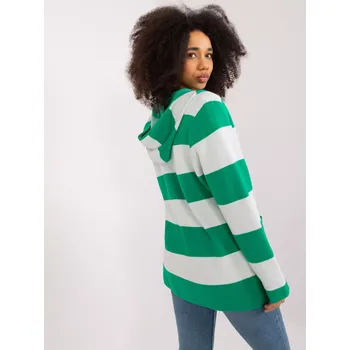 Dámský svetr Svetr PM SW B426.38X bílá zelená S/M