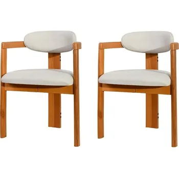 Sada jídelních židlí Cheri, 2 ks, krémová