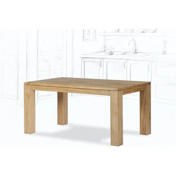 Jídelní stůl Wooded Chicago Jídelní stůl masiv DUB 160x90 cm