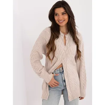 Dámský svetr Jumper AT SW 23525.21 béžový jedna velikost