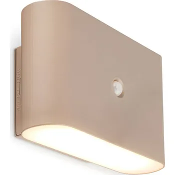 Lampička Briloner LED nástěnné světlo Chat, béžové, 16 cm, plast, senzor - Délka USB kabelu 50 cm béžová 1 x 3 W LED - Doprava zdarma