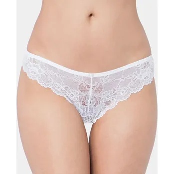 Kalhotky Tanga Tempting Lace Brazilian String - Triumph černá (0004) 00XS