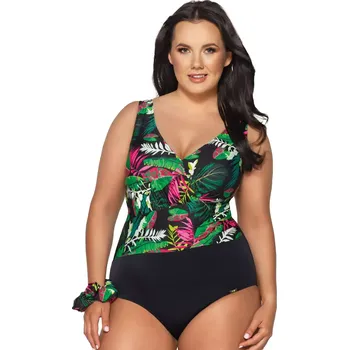 Dámské plavky PLAVKY SKJ 56 TROPICAL ISLAND JEDNODÍLNÉ TROPICKÝ OSTROV 85G