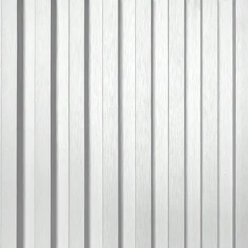 Obklad Dekorativní nástěnné lamely Satyna Bílá | vzorek 8 cm | LIDERWOOD