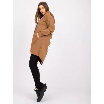 Dámská mikina Dámská mikina-DHJ-BL-20136.37-hnědá jedna velikost