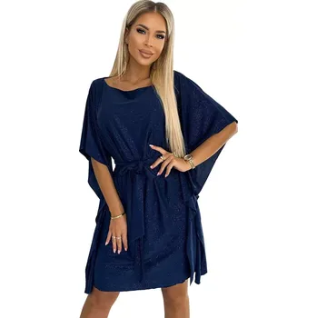 Dámské šaty Dámské šaty 287-25 SOFIA - NUMOCO tmavě modrá 2XL/3XL