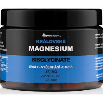 Kralovstvizdravi.cz Magnesium Bisglycinate 877 mg 270 cps.