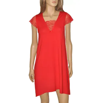 Noční košile De Lafense 340 Fanny černá S