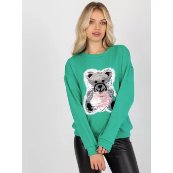 Dámská halenka Halenka LK BZ 509067 1.27 tyrkysová jedna velikost