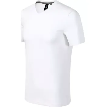Pánské tričko Malfini Action Tričko s výstřihem do V M MLI-70000 white pánské s