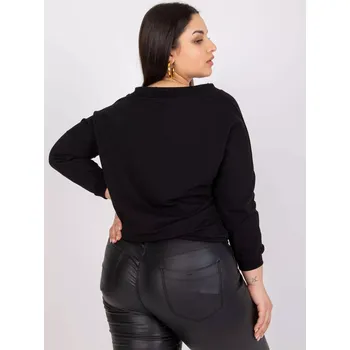 Dámská halenka Mikina RV BL 7495.12 černá jedna velikost